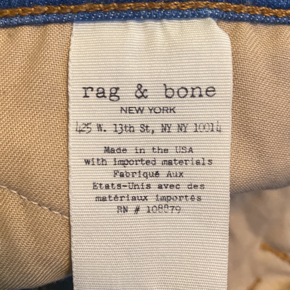 Rag & Bone/JEAN
RBW 23 Kilbowie Distressed Zip Skinny Jeans - Picture 9 of 9